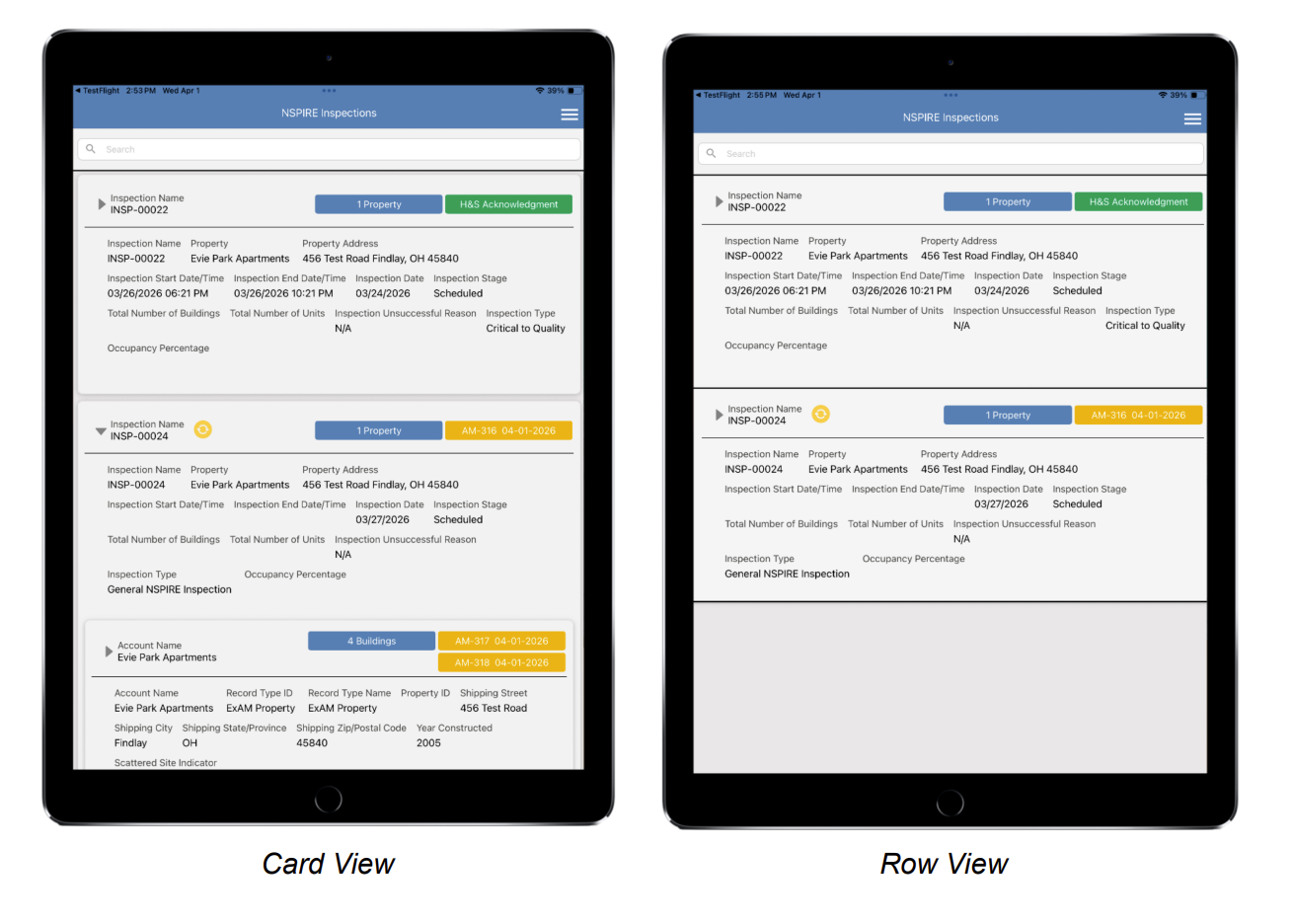 ExAM4Enterprise Mobile Experience